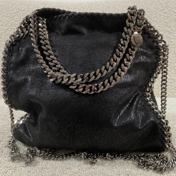Authentic Pre-Owned Stella McCartney Falabella Fold-Over Mini Tote Black - Picture 4 of 16